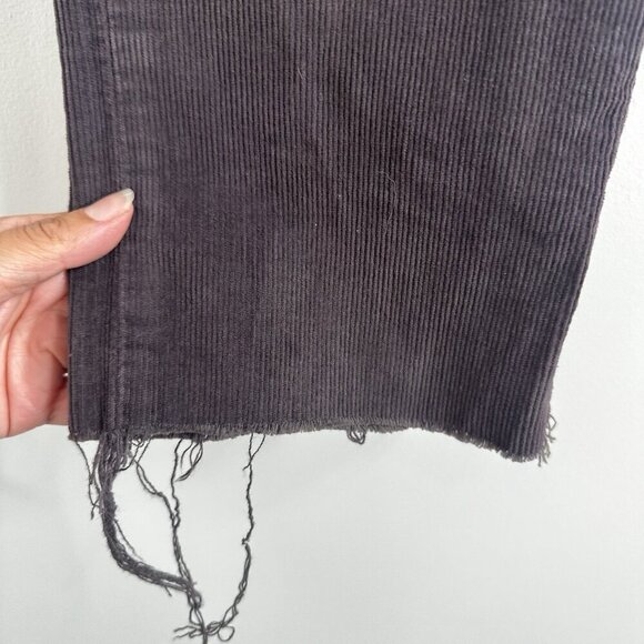 RARE Vintage True Religion Joey Big T Brown Corduroy Cropped Raw Hem Women’s 32 - Picture 6 of 16